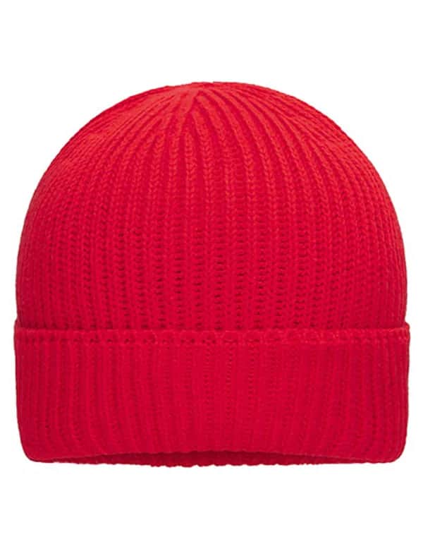 Bio Cotton Winter Beanie - Red
