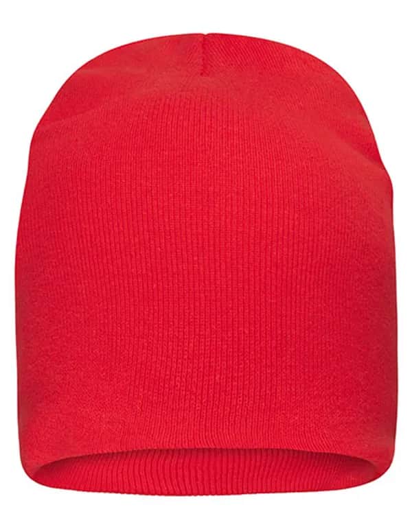Bio Cotton Casual Beanie - Red
