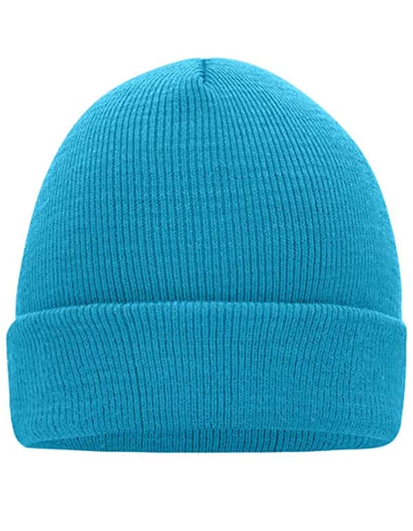 Knitted Cap - Aqua