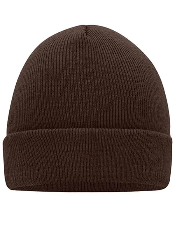 Knitted Cap - Chocolate
