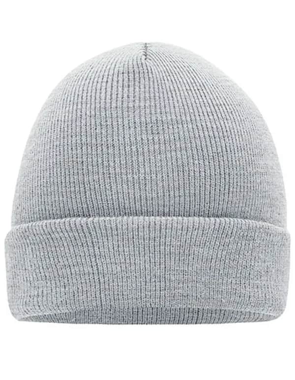 Knitted Cap - Light Grey Melange