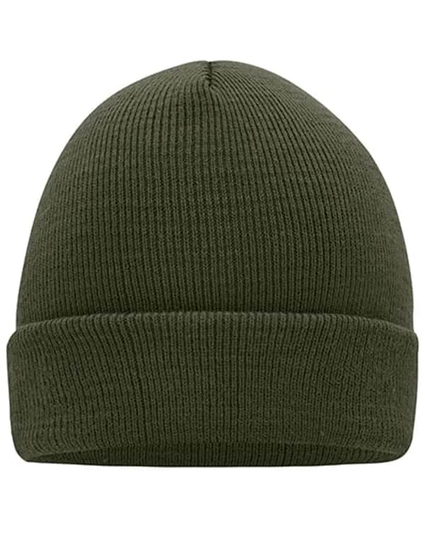 Knitted Cap - Olive