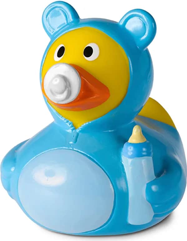 Schnabels® Quietsche-Ente Baby - Light Blue