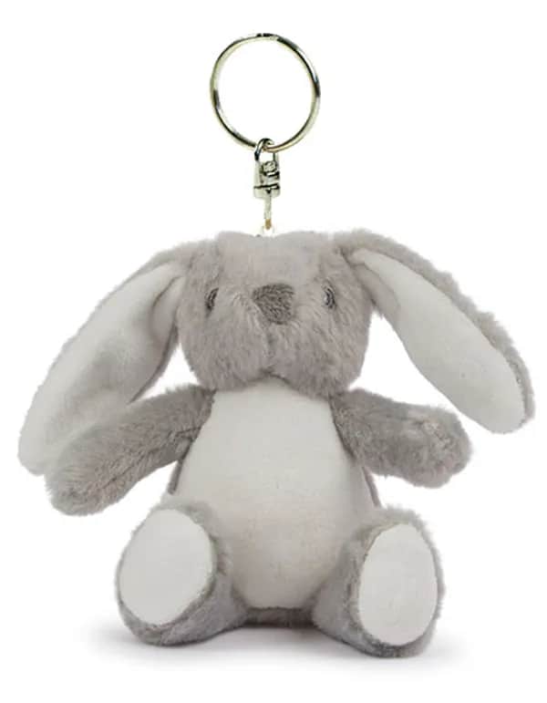 Bunny Key Ring - Grey