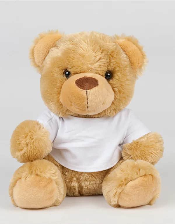 Bear In T-Shirt - Brown