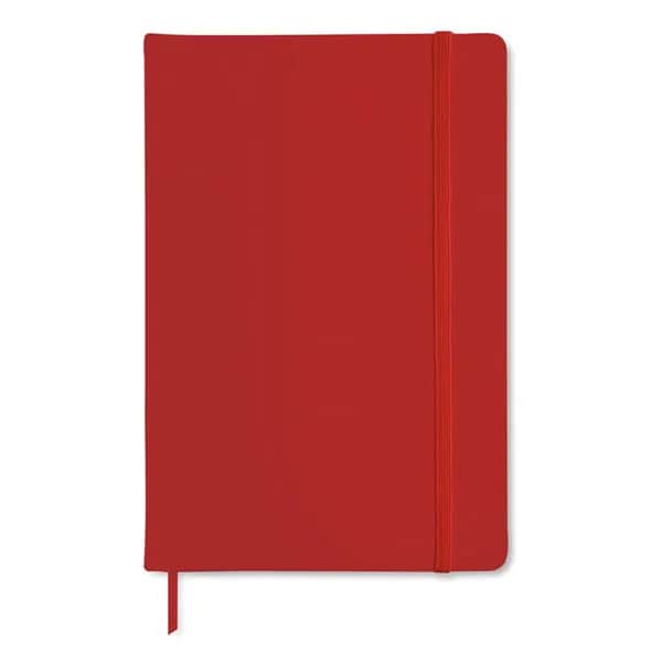 DIN A6 Notizbuch, liniert - NOTELUX - Rot