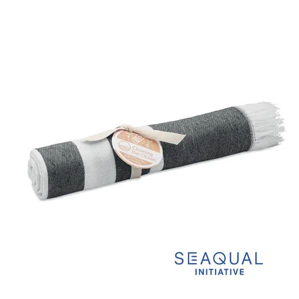 SEAQUAL® Hamamtuch 100x170 - WAVE - Grau