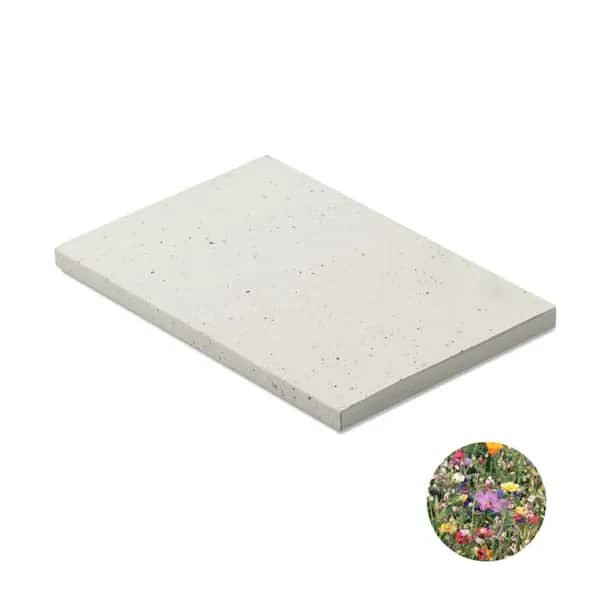 DIN A5 Notizbuch Samenpapier - SEED BOOK - Weiß