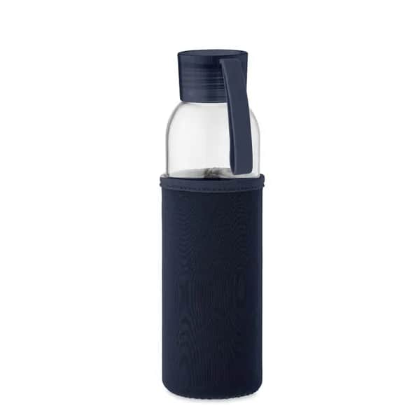 Flasche recyceltes Glas 500 ml - EBOR - Marineblau