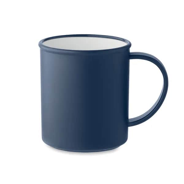 Vintage Kaffeebecher PP - ALAS - Marineblau