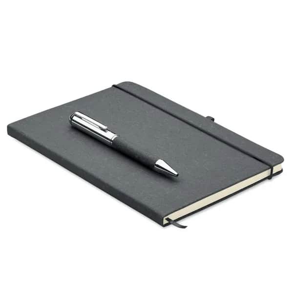 Set mit Notizbuch - ELEGANOTE - Schwarz