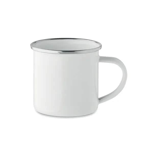 Emaille-Becher Subli 200 ml - PLATEADO S - Weiß