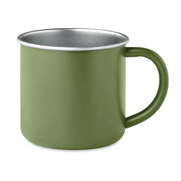 Becher recycelter Edelstahl - CARIBU - Dunkelgrün