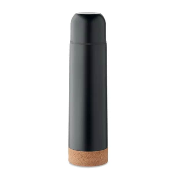 Doppelwandige Flasche 500ml - AVENTUR - Schwarz