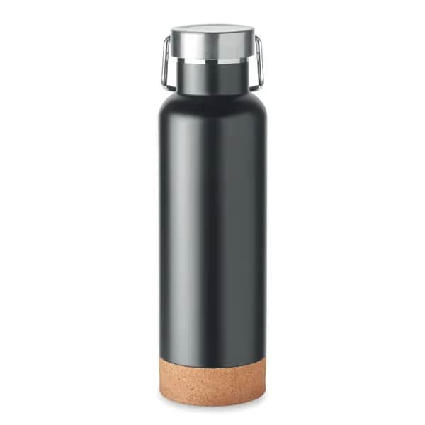 Doppelwandige Flasche 500ml - IVES - Schwarz