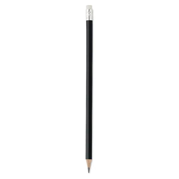 Bleistift mit Radiergummi - STOMP SHARP - Schwarz
