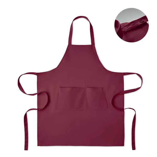 Küchenschürze Organic Cotton - GAMMA - Bordeaux