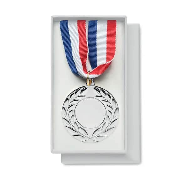 Medaille 5cm - WINNER - Mattsilber