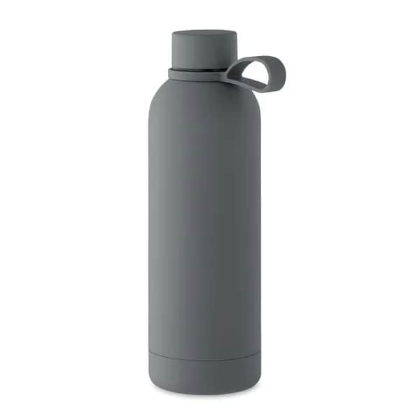Doppelwandige Flasche 500 ml - EMERALD - Steingrau