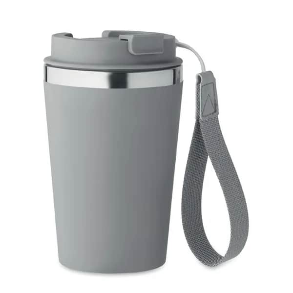 Doppelwandiger Trinkbecher 350 - TOPAZ - Steingrau