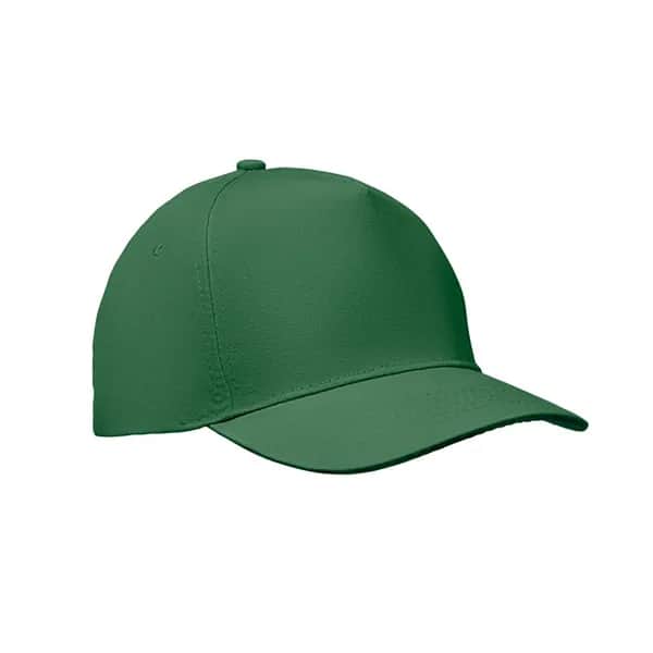 BASEBALL CAP 5 PANELS 180G/M² - SUNNY - Dunkelgrün