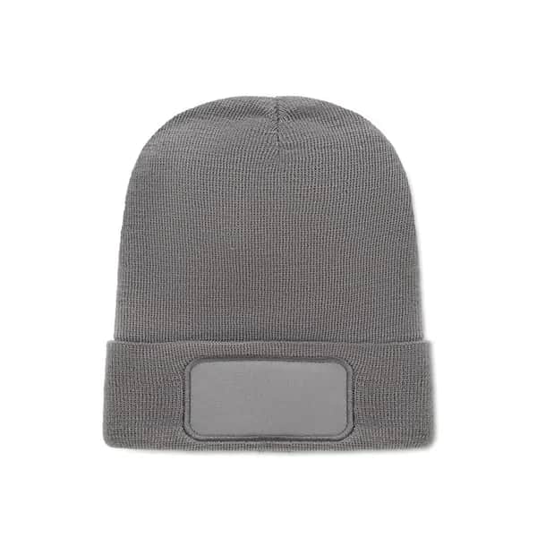 Beanie RPET-Polyester - CAPNIT - Steingrau