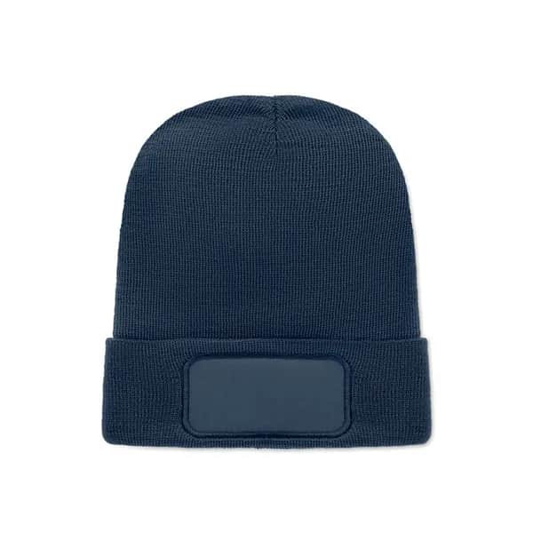 Beanie RPET-Polyester - CAPNIT - Marineblau