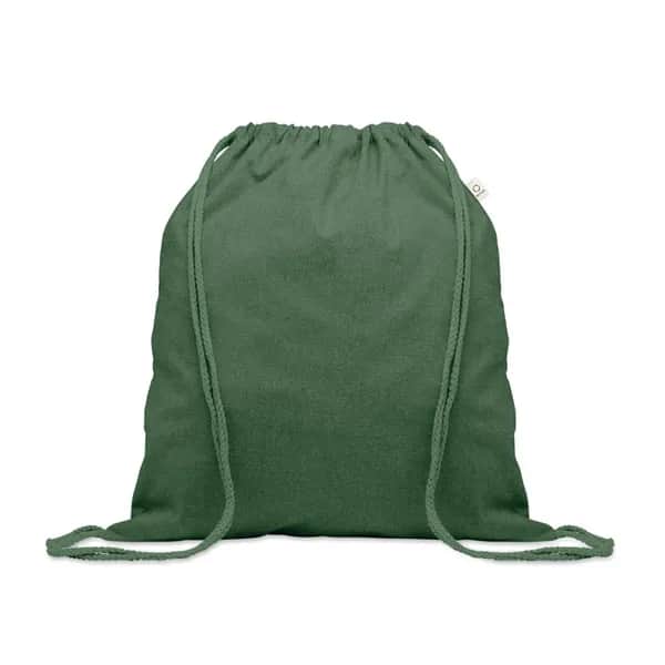 Beutel mit Kordelzug recycelt - CABETRI COLOUR - Dunkelgrün