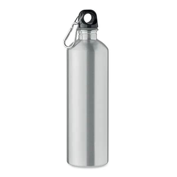 Trinkflasche recycelter 750 ml - REBIG MOSS - Mattsilber