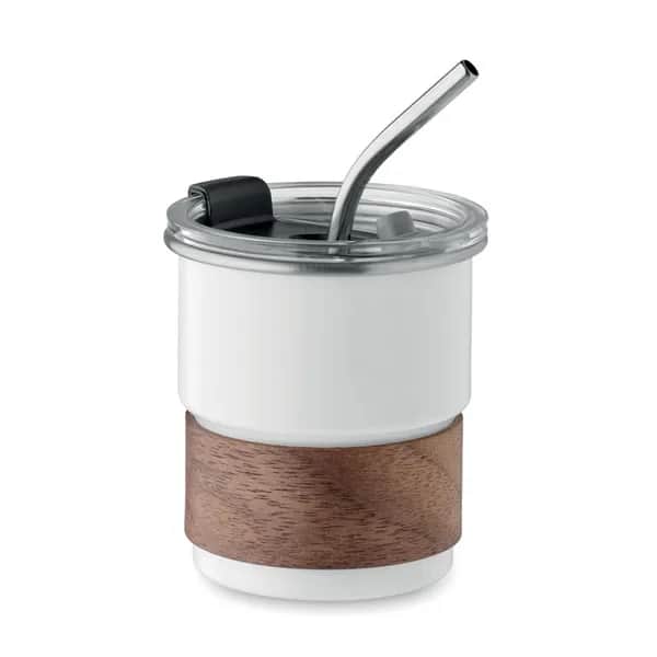 Einwandiger Becher 260 ml - MATE - Weiß