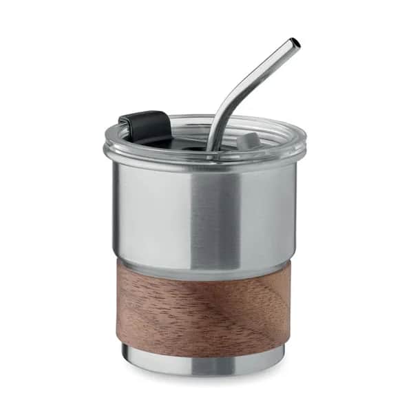 Einwandiger Becher 260 ml - MATE - Mattsilber