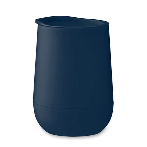 Doppelwandiger Becher 300ml - GO - Marineblau
