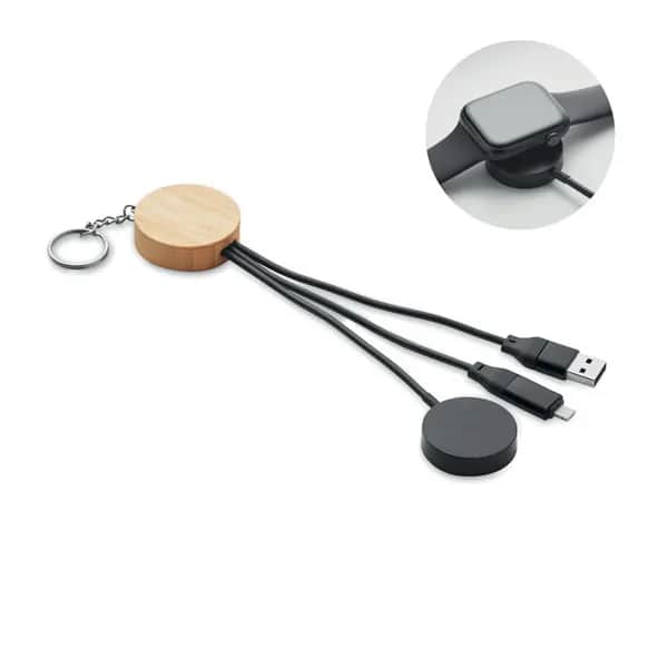 Schlüsselring 4in1 Kabel 60W - BULE - Schwarz