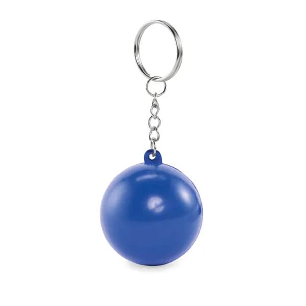 Schlüsselring Kugelform PU - CIRKELY - Blau