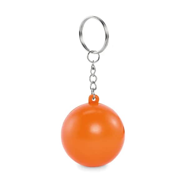 Schlüsselring Kugelform PU - CIRKELY - Orange