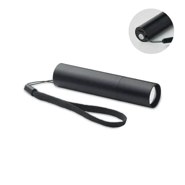 Wiederaufladbare Taschenlampe - ALUMINATE - Schwarz