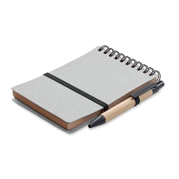 Recyceltes Notizbuch-Set - NOTIE - Grau