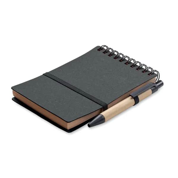 Recyceltes Notizbuch-Set - NOTIE - Steingrau