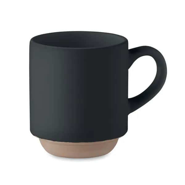 Keramikbecher 170 ml - CERACK - Schwarz