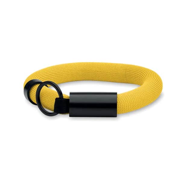Schlüsselring mit Armband - POLLY - Gelb
