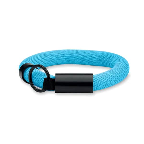 Schlüsselring mit Armband - POLLY - Türkis