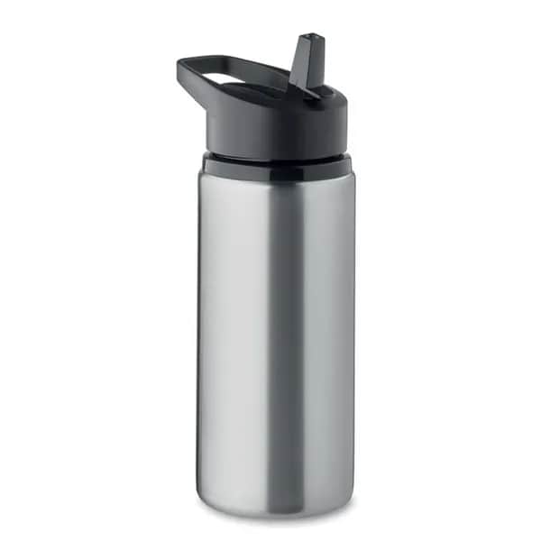 Einwandige Flasche 500 ml - SPOT - Mattsilber