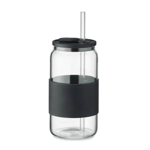 Trinkglas Borosilikat 550ml - BOROSIP - Schwarz