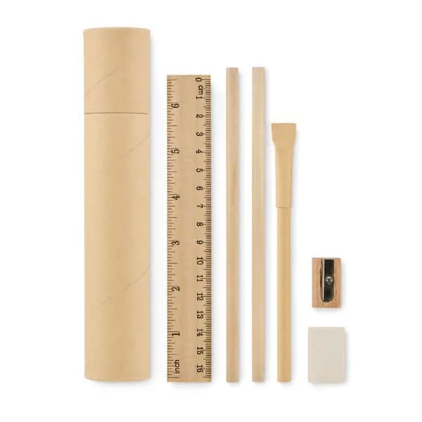 5teiliges Schreibset - MEJU - Beige