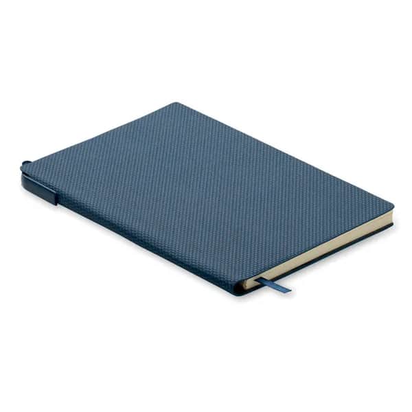 DIN A5 PU Notizbuch mit Stift - NOTA - Marineblau