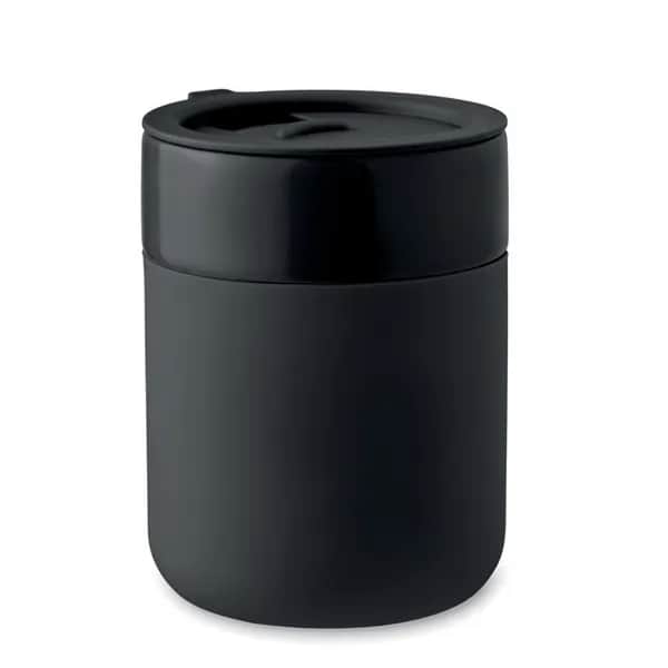 Keramikbecher 330 ml - QERAM - Schwarz