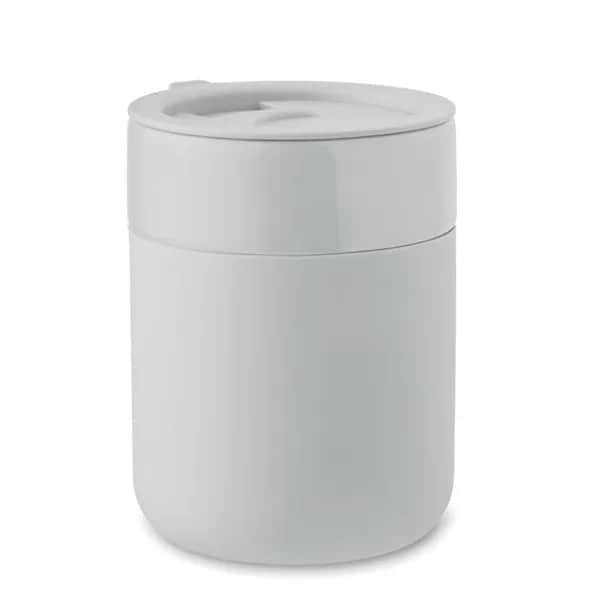 Keramikbecher 330 ml - QERAM - Weiß