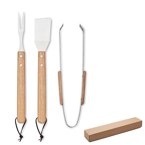 BBQ-Set Eiche - SMOKEY - Holz