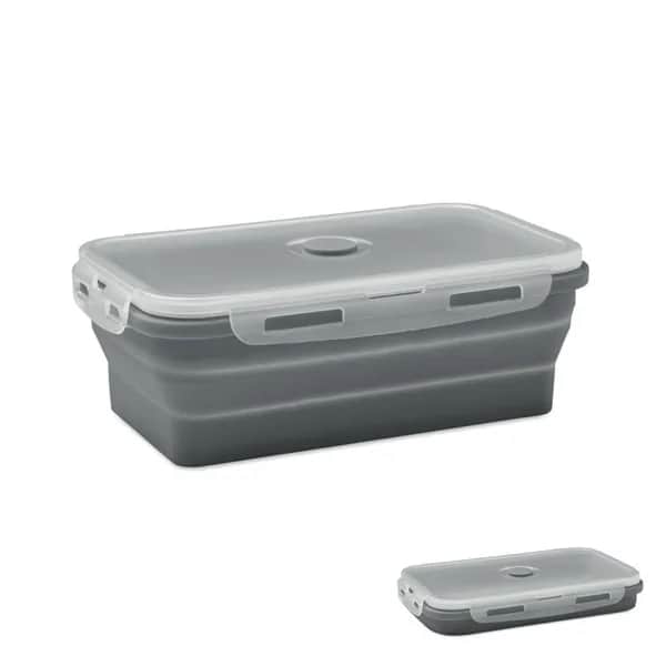Faltbare Lunchbox 1200ml - KOLAPSO - Steingrau