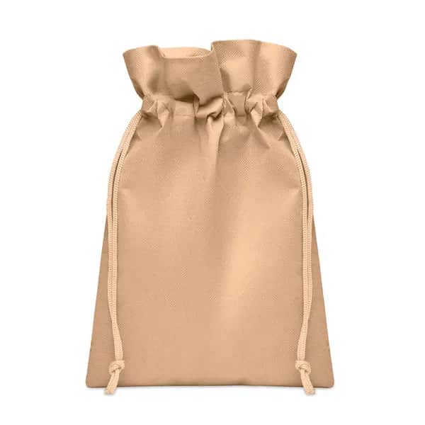 Kleiner Beutel RPET Non-Woven - OKURIMONO - Elfenbein